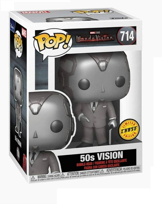 WandaVision Marvel Funko POP TV Vinyl Figure 50s Vision CHASE 714