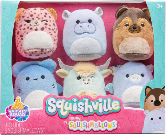 Squishmallows Mini plush toy set assorted 5cm - Varsity Squad