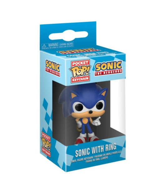 Pocket POP Keychain Sonic with Ring