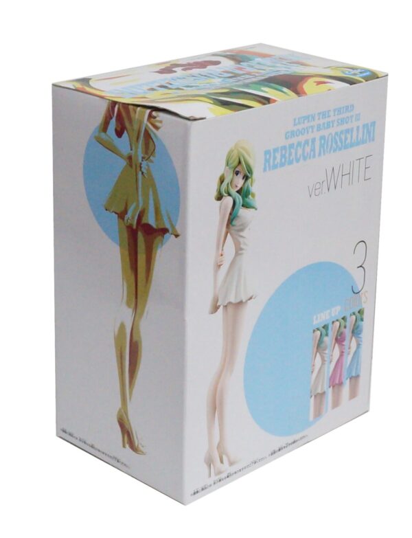 Lupin The Third: Groovy Baby Shot III – Rebecca Rossellini vers. White. Action Figure cm 24