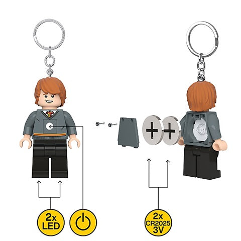 LEGO Harry Potter Ron Weasley Minifigure Key Light 8cm
