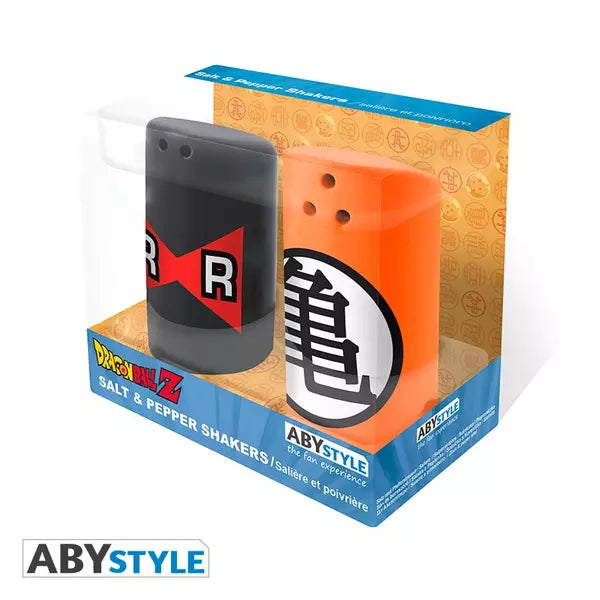 Kame Kanji & Red Ribbon Salt & Pepper Shakers Dragon Ball