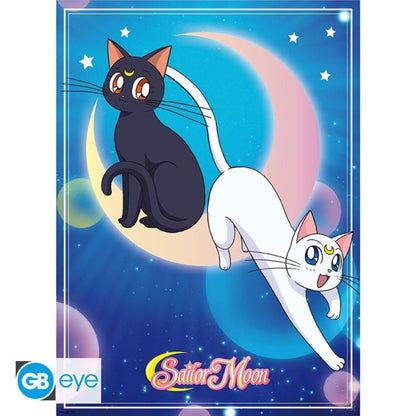 Sailor Moon Artemis & Luna 2 Poster Set 52 x 38 cms