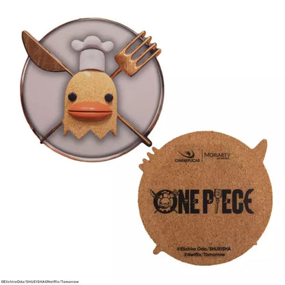Zoro Roronoa Sanji Vinsmoke Usopp & Baratie Jolly Roger Coasters 4 Set One Piece Live Action