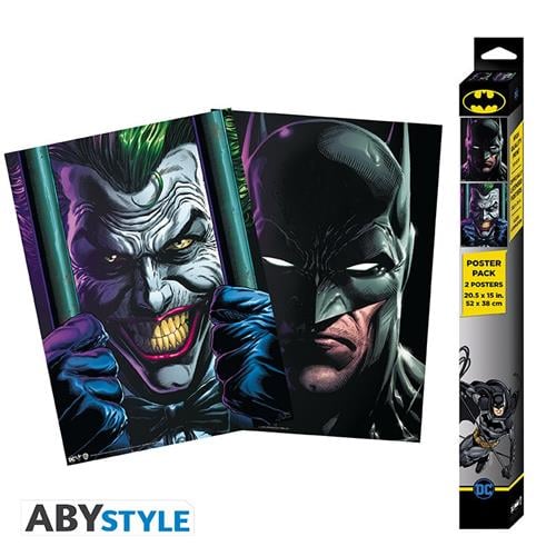 Dc Comics - Batman E Joker - Set 2 Chibi Poster (52x38) Gadget