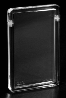 ACRYLIC BOX DISPLAY TROPHY GRADED CARDS SLEEVES/PROTECTOR - PLAYING CARDS/COLLECTION