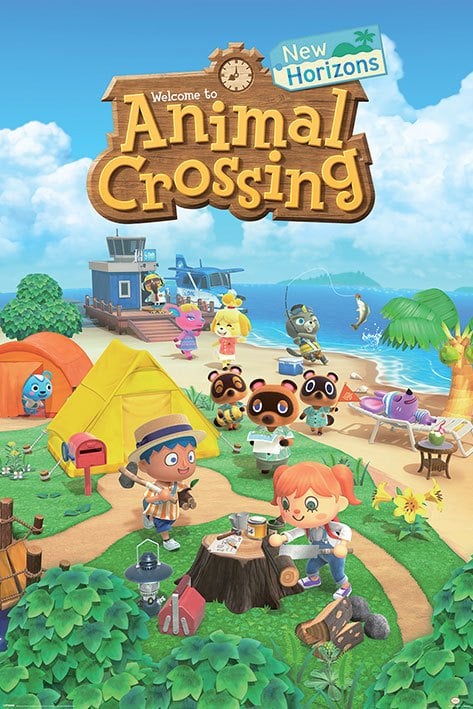Animal Crossing Poster Pacchetto da 5 Pezzi New Horizons 61x91 cm Pyramid International