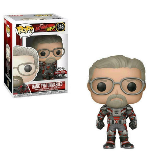 Ant-Man & The Wasp Funko POP Marvel Vinile Figura Hank Pym No Mask Exclusive 9cm 346