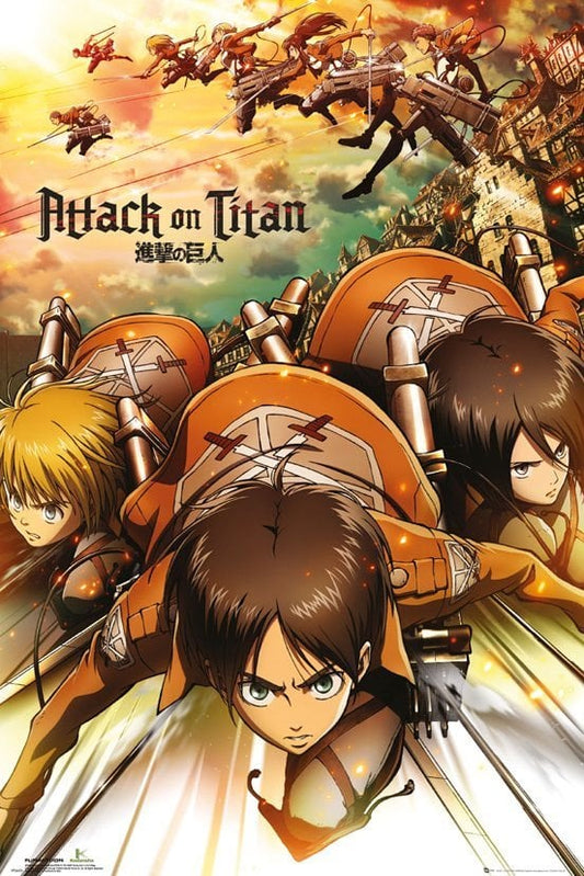 Attack On Titan Poster Pack Attack 61 X 91 Cm (5) GB eye