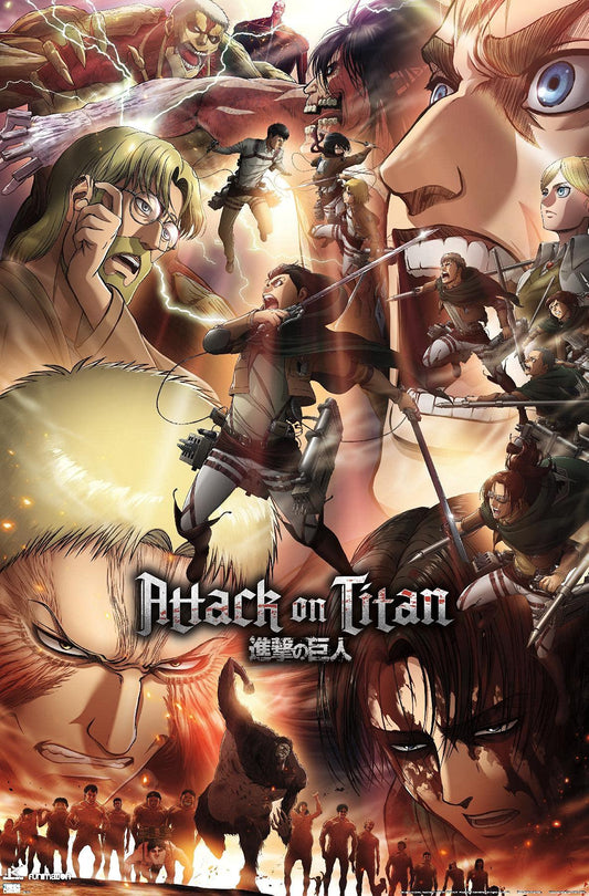 Attack On Titan Stagione 3 Poster 21 x 26 Cm Pyramid International