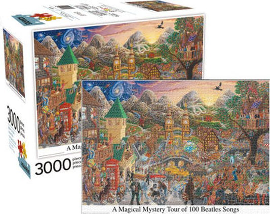 Beatles Magical Mystery Tour 3000 Pieces Puzzle Aquarius Ent