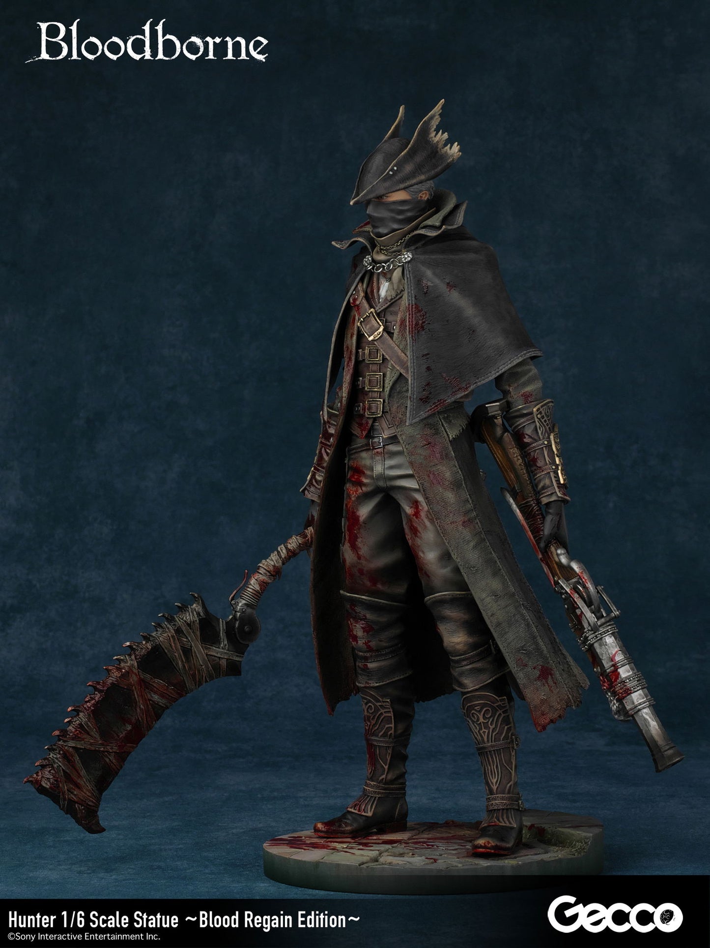 Bloodborne The Old Hunters PVC Statue 1/6 Hunter Blood Regain Edition 32 cm