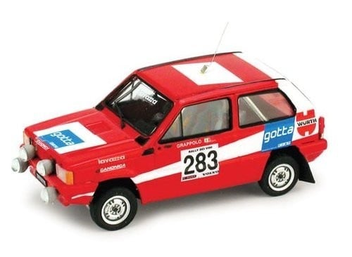 Brumm BMK003 FIAT PANDA N.283 RALLY DEI VINI 1981 N.283 TRANSKIT ARENA MODELLI 1:43 Modellino