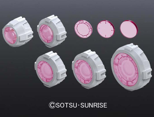 BUILDERS PARTS HD MS SIGHT LENS PINK Model Kit Bandai Model Kit Gunpla