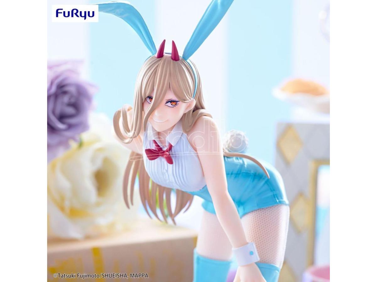 Chainsaw Man Power Light Blue Color Bicute Bunnies figure 25cm