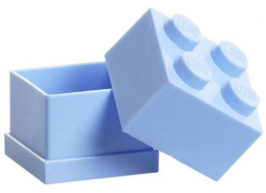 LEGO MINI BOX 4 LIGHT BLUE GADGET CONTAINER