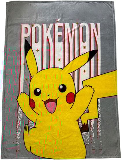COPERTA IN PILE POKEMON PIKACHU 130X180CM POKEMON - ACCESSORI