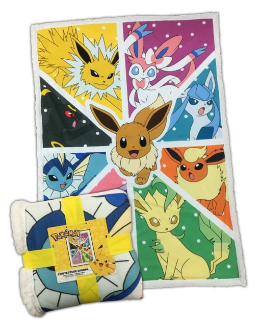 COPERTA SHERPA POKEMON EEVEE TRANSFORMATION POKEMON - ACCESSORI