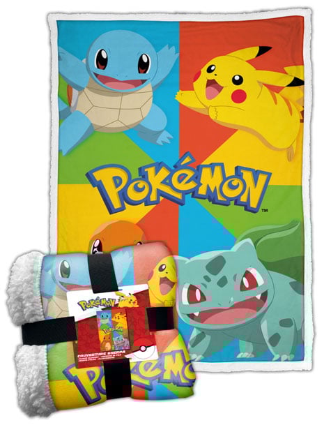 COPERTA SHERPA POKEMON MULTICOLOR POKEMON - ACCESSORI