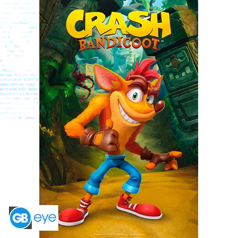 Crash Bandicoot - Poster Maxi 91.5x61 - Classic Crash (91.5x61)