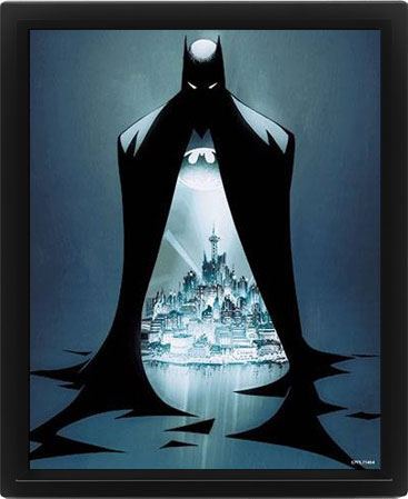 DC Comics Framed 3D Effect Poster Pack Batman Gotham Protector 26 X 20 Cm (3) Pyramid International
