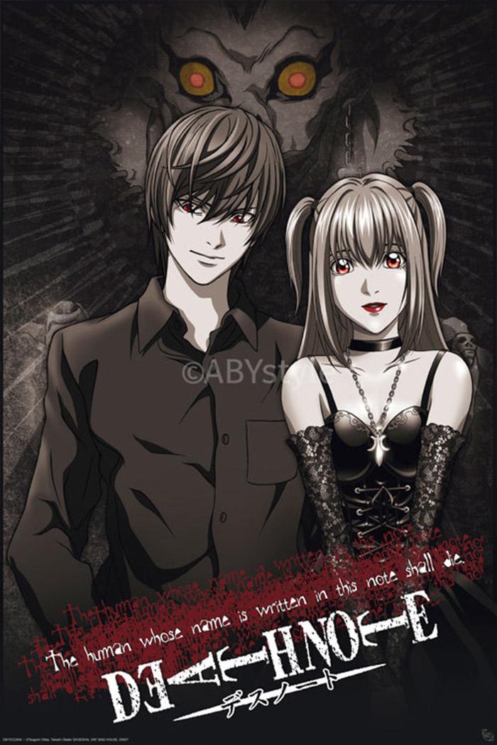 Death Note Poster Maxi Light e Misa 91.5 x 61 cm Gbeye