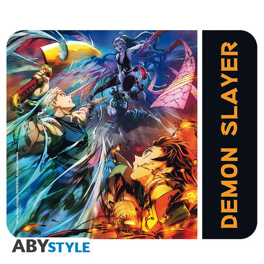 Tengen and Tanjiro vs. Daki and Gyutaro Mouse Pad Kimetsu no Yaiba
