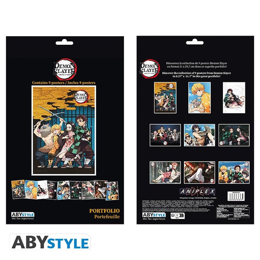 DEMON SLAYER - Portfolio 9 posters Season 1 (21x29,7)