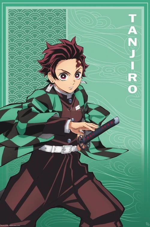 Demon Slayer Poster Maxi Tanjiro 91.5 x 61 Cm Gbeye