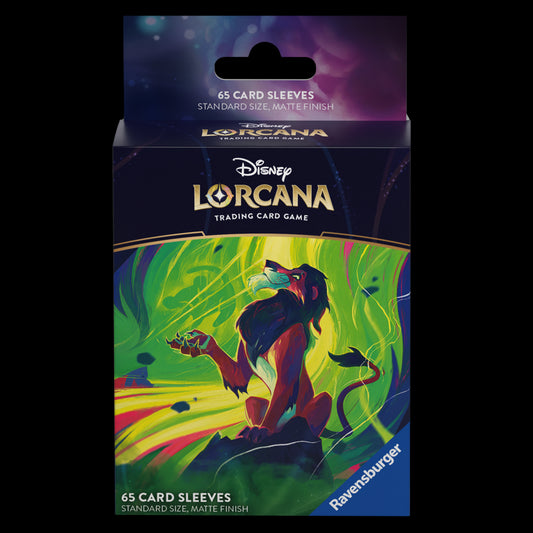 Disney Lorcana - 65 Ravensburger Scar Card Sleeves