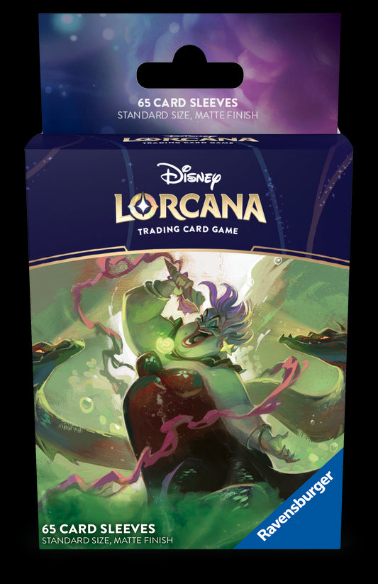 Disney Lorcana 65 Card Sleeves Ursula Ravensburger