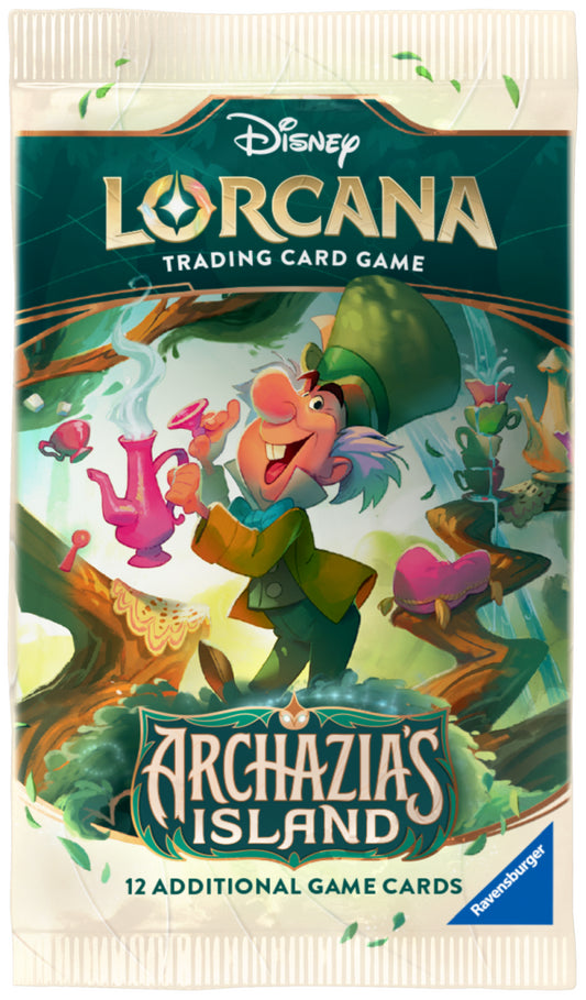 Disney Lorcana Archazia's Island Ravensburger 12 Card Booster Pack