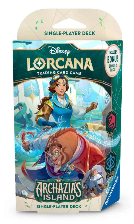 Disney Lorcana Archazia's Island Starter Deck Ruby/Sapphire (ENG) Ravensburger