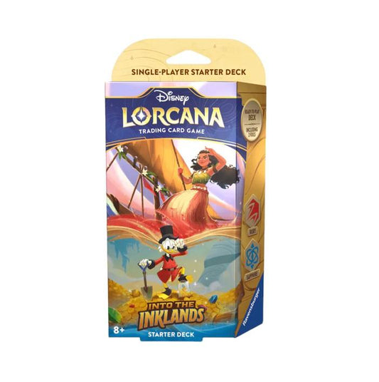 Disney Lorcana Into the Inklands Starter Deck Ruby/Sapphire ENG Ravensburger