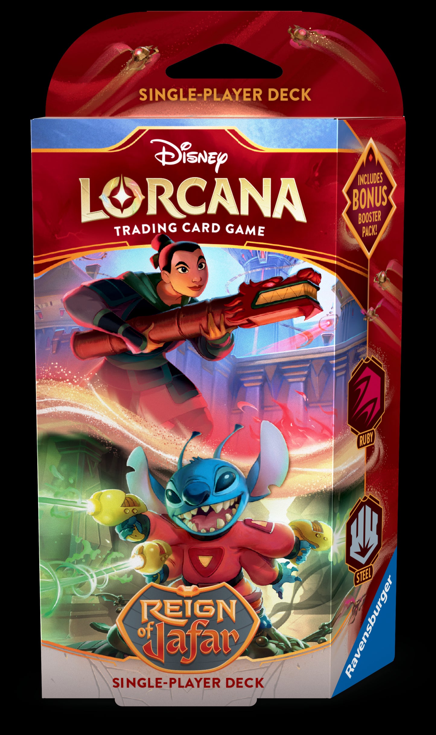 Disney Lorcana Reign of Jafar Starter Deck Ruby/Steel (ENG) Ravensburger