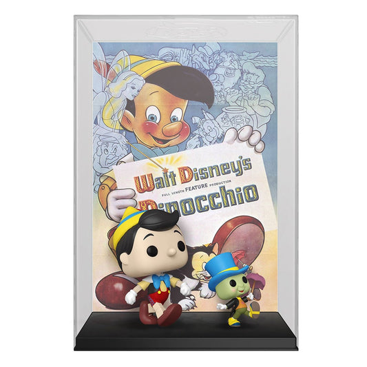 Disney Pop Movie Poster & Figure Pinocchio 9cm