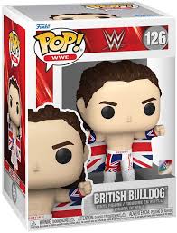 WWE Funko Pop! Vinile Figura British Bulldog 9 Cm 126