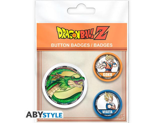 DRAGON BALL - Badge Pack - Goku, Vegeta & Shenron