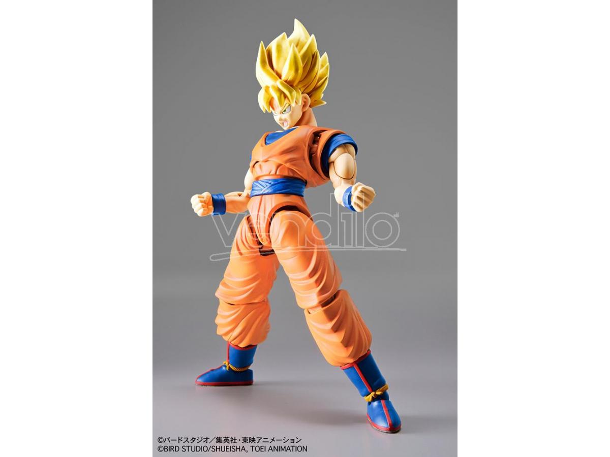 Dragon Ball Z Rise Standard Super Saiyan Goku New Version Model Kit 16cm