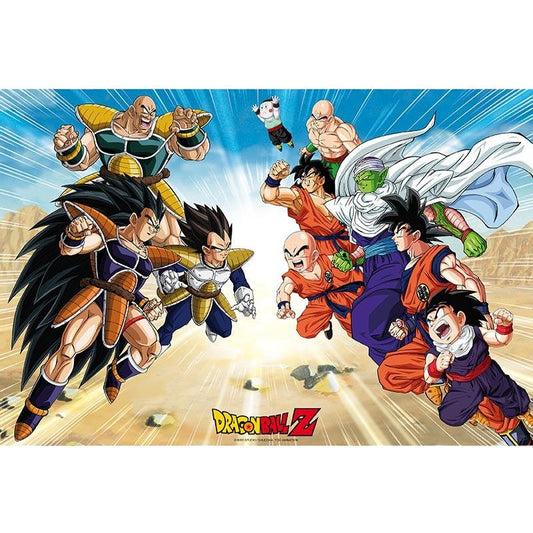 Team Goku vs Saiyan Warriors Poster Dragon Ball Z 91.5 x 61 cms