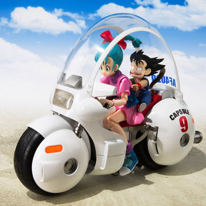 Dragon Ball S.H. Figuarts Vehicle With Figure Bulma's Motorcycle Hoipoi Capsule No. 9 17 Cm
