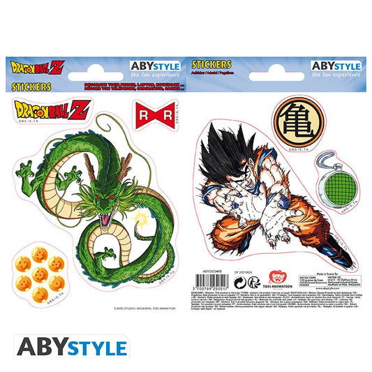Dragon Ball - Stickers - 16x11cm/ 2 Sheets - Dbz/ Shenron