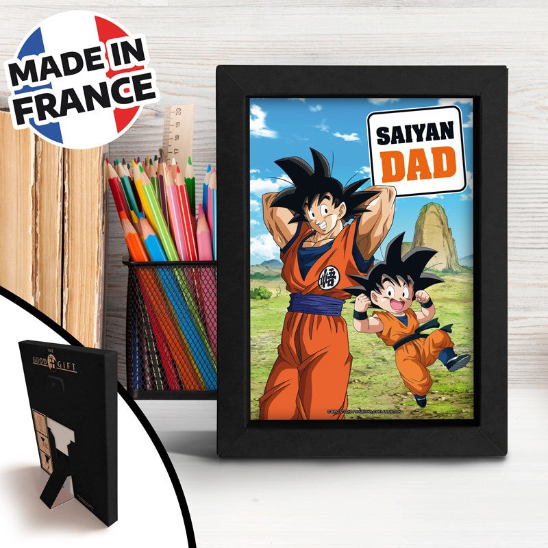 Dragon Ball - Black Kraft Frame 15*20 - SAIYAN DAD