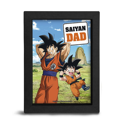 Dragon Ball - Black Kraft Frame 15*20 - SAIYAN DAD