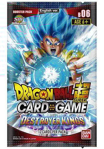 Dragon Ball - Destroyer Kings 1 Pack of 12 Cards Bandai Collectible Cards (ENG)