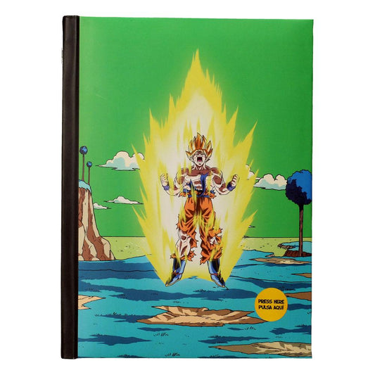 Son Goku SSJ Namek Notebook with Light Dragon Ball Z