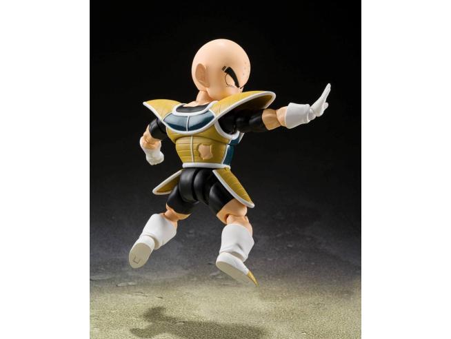 Dragon Ball Z S.h. Figuarts Figura Krillin vestitio da Battaglia 11 Cm Bandai