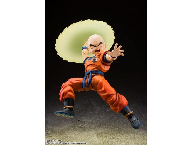 Dragon Ball Z S.h. Figuarts Action Figura Krillin Earth's Strongest Man 12 Cm Bandai Tamashii Nations