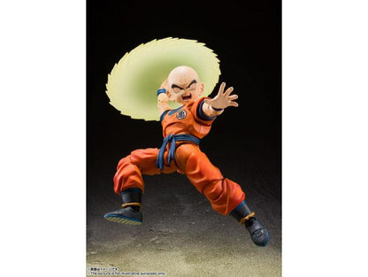 Dragon Ball Z S.h. Figuarts Action Figura Krillin Earth's Strongest Man 12 Cm Bandai Tamashii Nations