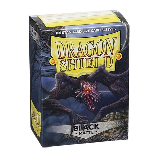 Dragon Shield Sleeves Standard Size Matte Black (100) Accessories